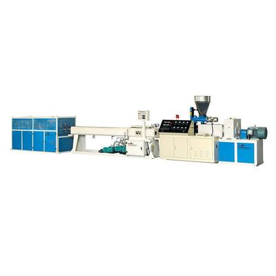 PVC 2-outlet pipe extrusion line